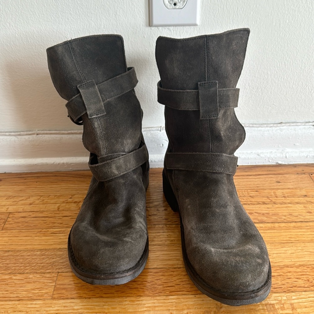 Fiorentini + Baker Eternity Grey Suede Boot